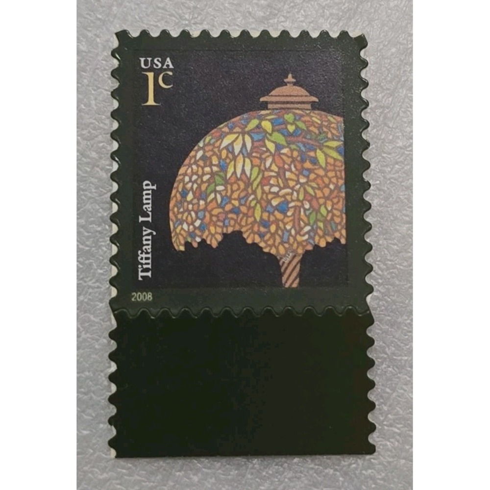 2008 US Postage Stamp 1-cent Tiffany Lamp